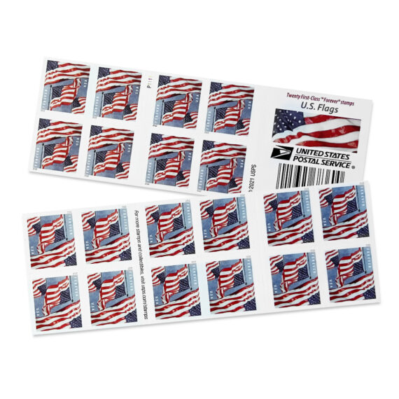 2022 US Flag Stamps(100 Stamps) - Forever Stamp Store