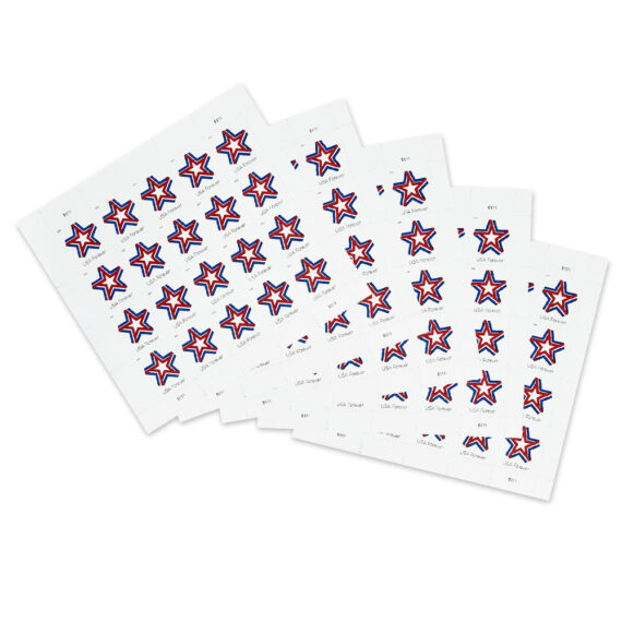 Star Ribbon Stamps