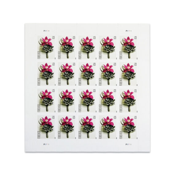 Contemporary Boutonniere Stamp