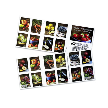 Fruits & Vegetables USPS Forever Stamps