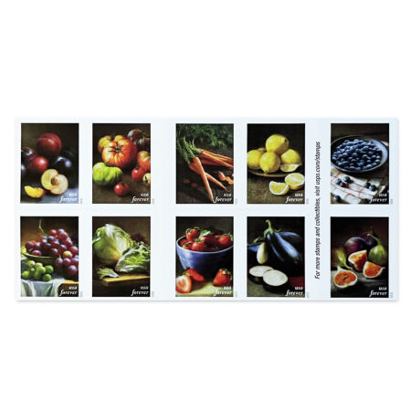 Fruits & Vegetables Stamps