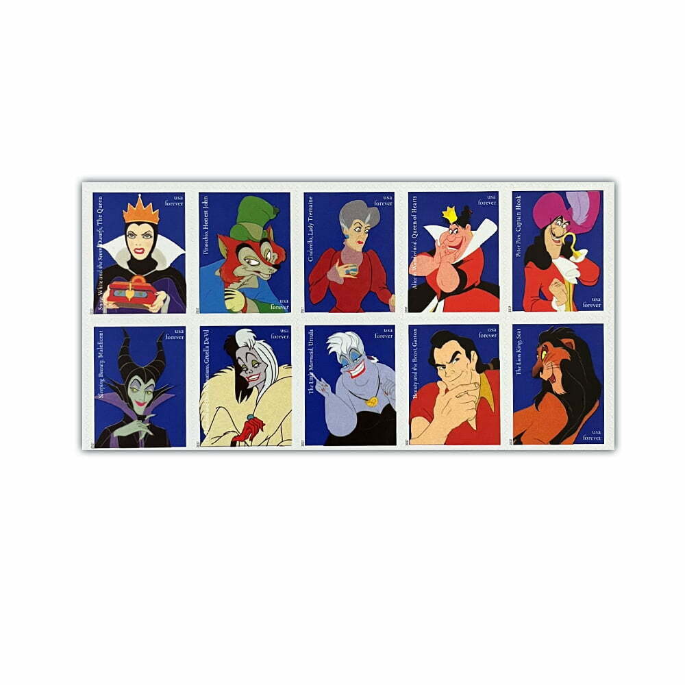 Disney Villains Stamps