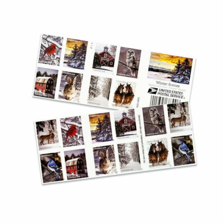 Winter Scenes USPS Forever Stamps
