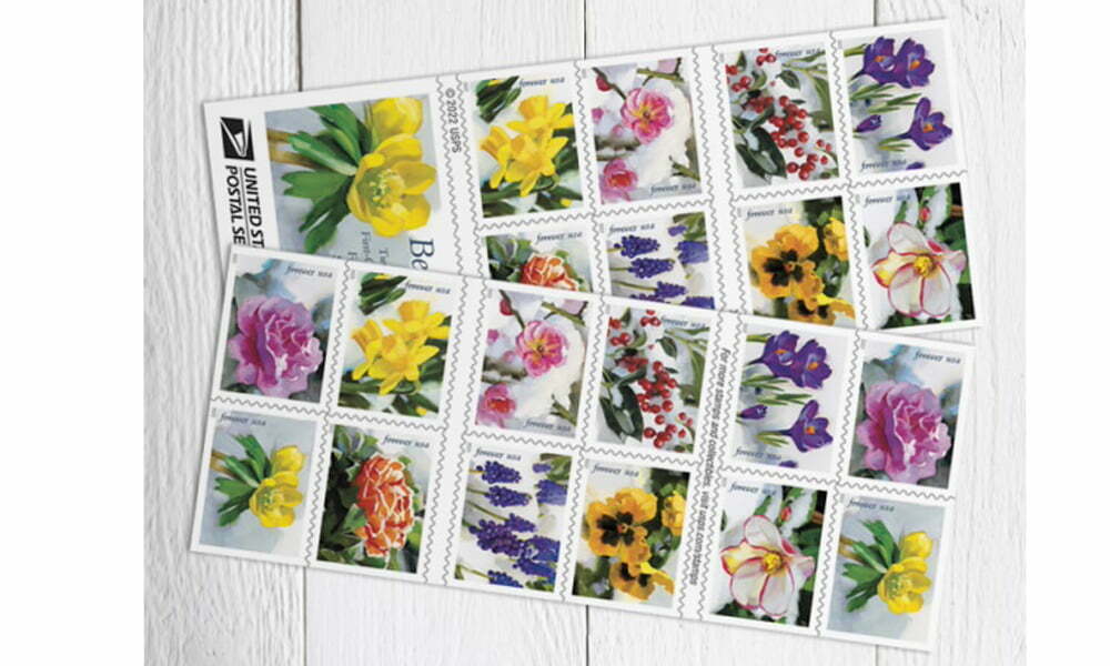 Flower Stamps How many flowers bloom on the Forever Stamp on 2022