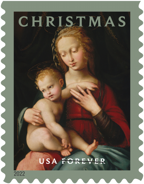 2022 Virgin and Child Forever Stamps