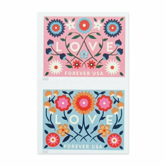 2022 USPS Forever Love Stamps(100 Stamps)