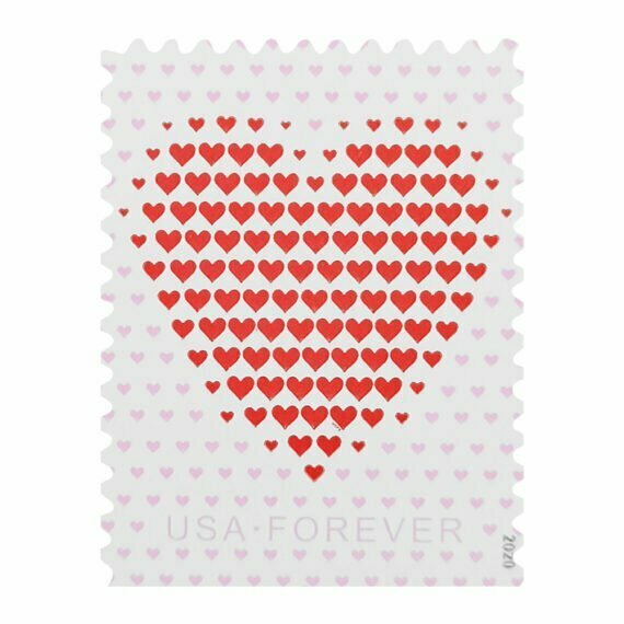Made Of Hearts Stamp – 2020 USPS Forever Stamps
