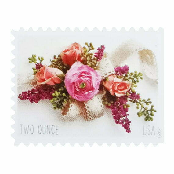 Garden Corsage Stamps(Two Ounce) – 2020 USPS wedding Stamps