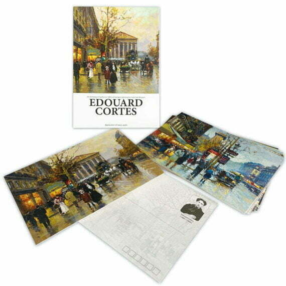 postcard stamp Edouard Cortes Pre Stamped Postcards