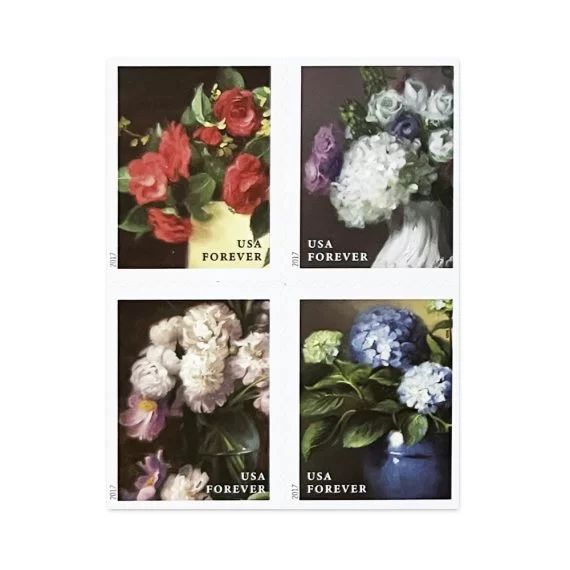 Flowers From The Garden Stamps – 2017 USPS Forever Stamps