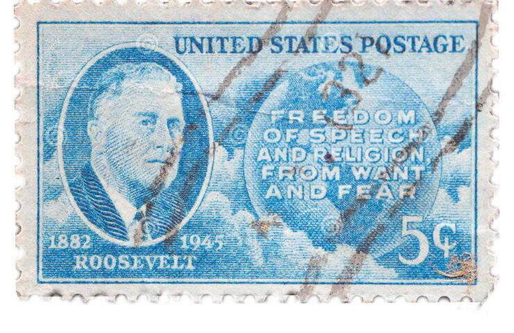 5 cent roosevelt stamp