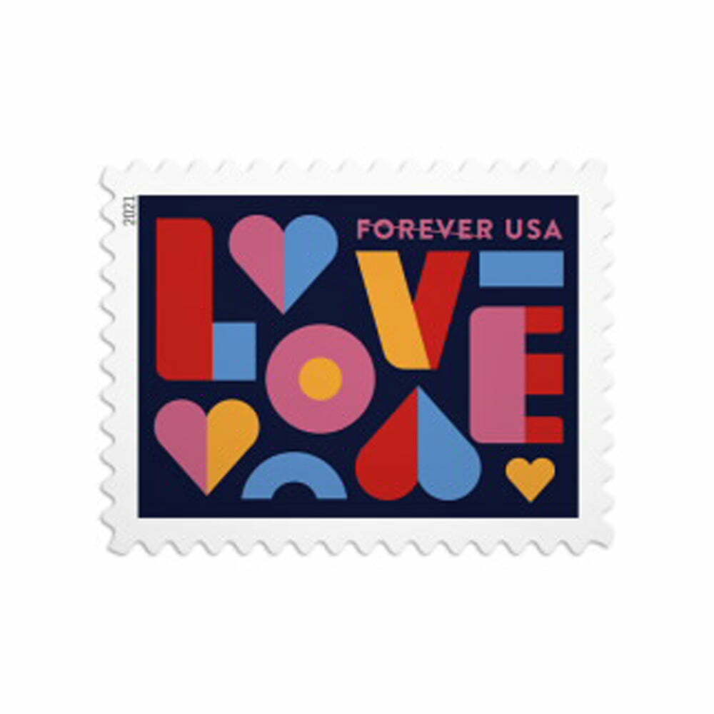 USPS Love Forever Stamps(100 Stamps)