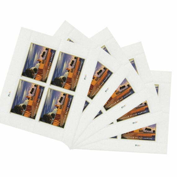 Castillo de San Marcos Stamps - Priority Mail