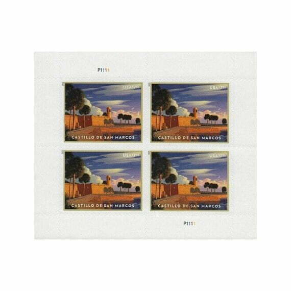 Castillo de San Marcos Stamps - Priority Mail