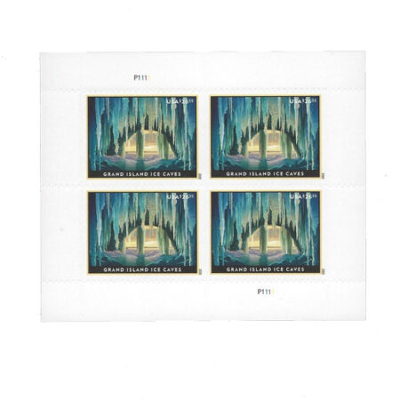 grand island ice caves stamp
