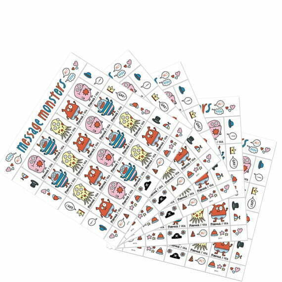 Message Monsters Forever Stamps - Forever Stamp Store