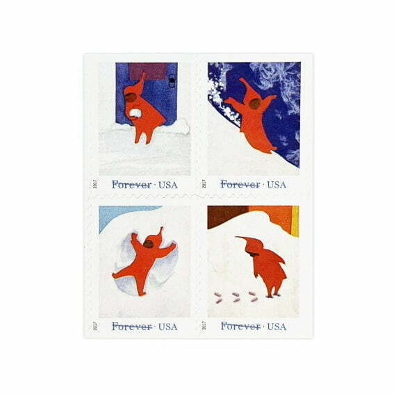 Snowy Day Stamps