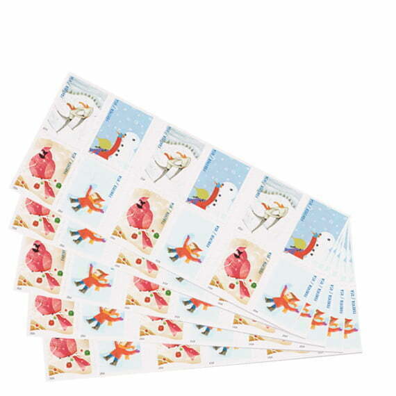 winter fun stamps