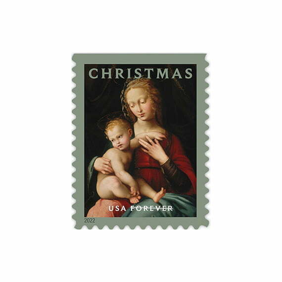 Virgin and Child Stamps
