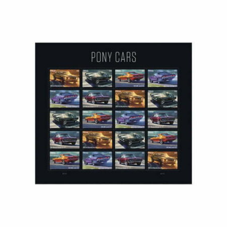 Pony Cars Stamps