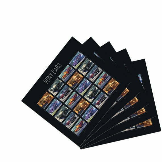 Pony Cars Stamps