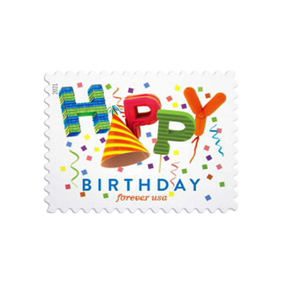 Happy Birthday Stamps