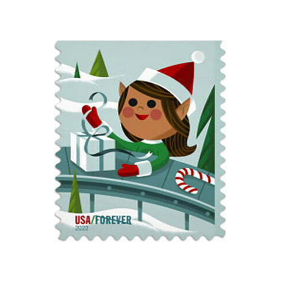 Holiday Elves Stamps - Forever Stamp Store