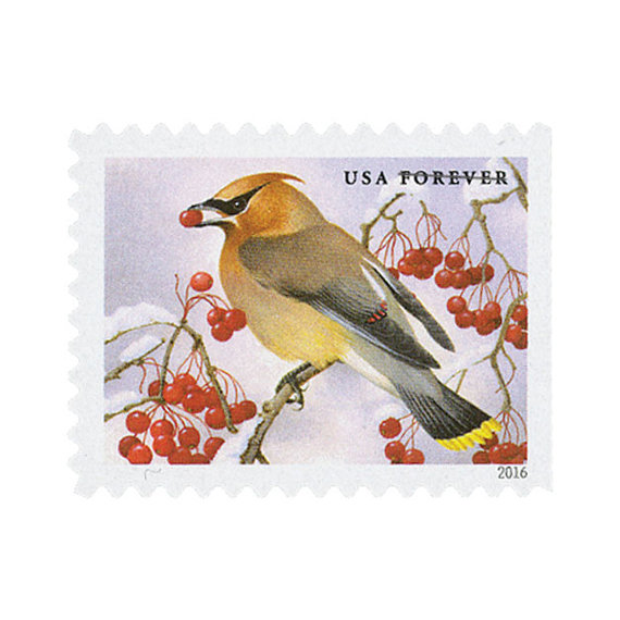 2016 Songbirds in Snow Forever Stamps