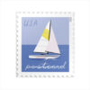 Sailboats Postcard Stamps