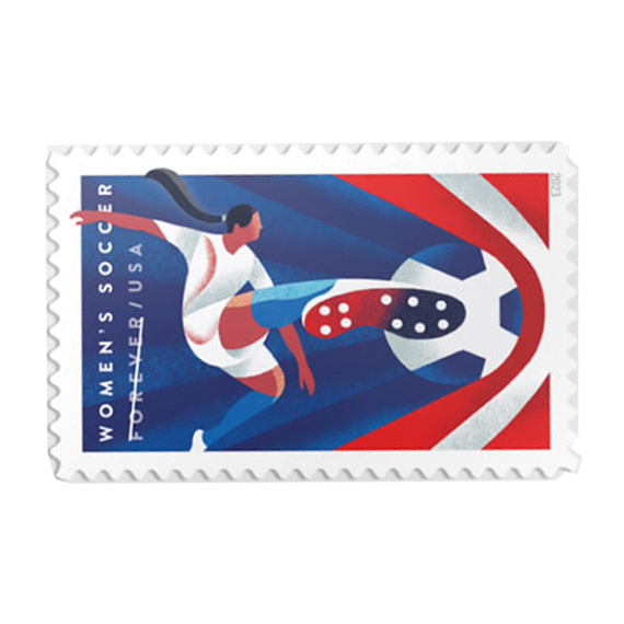 Women's Soccer Stamps
