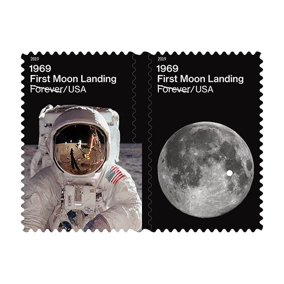 First Moon Landing Forever Stamps
