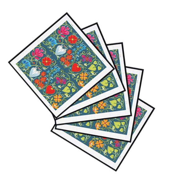 Love Series: Garden of Love Stamps