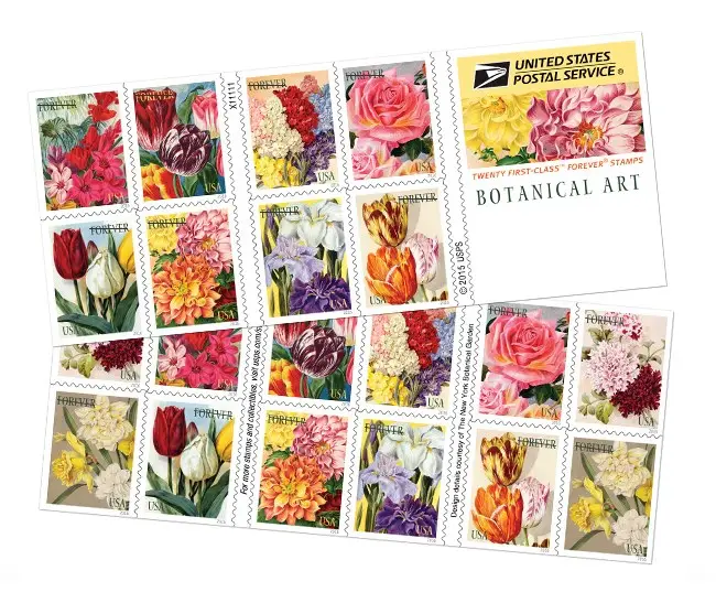 Botanical Art Stamp