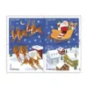 Santa And Sleigh Stamps