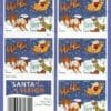 Santa And Sleigh Stamps