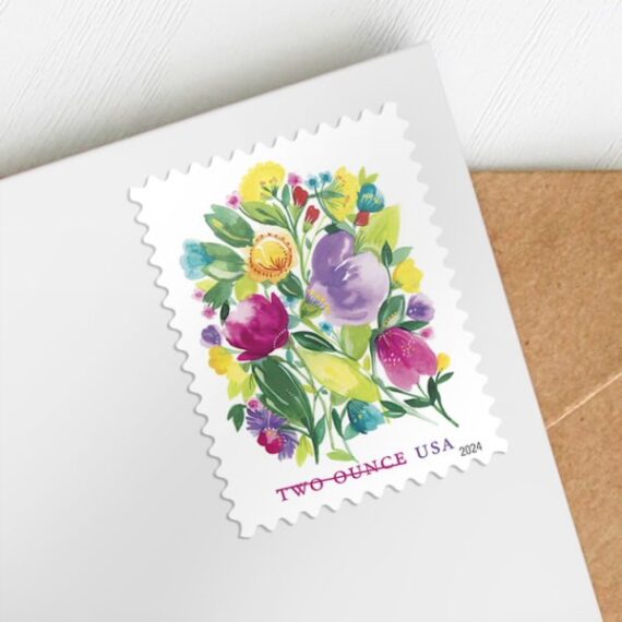 Wedding Blooms Stamp