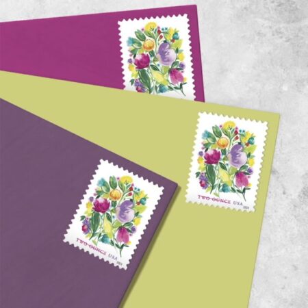 two ounce wedding blossom stamp