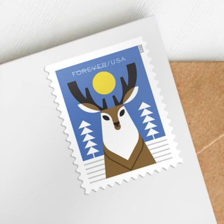 Winter Woodland Animals Stamps