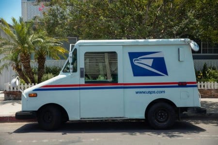 usps official truck logo discount postage stamps