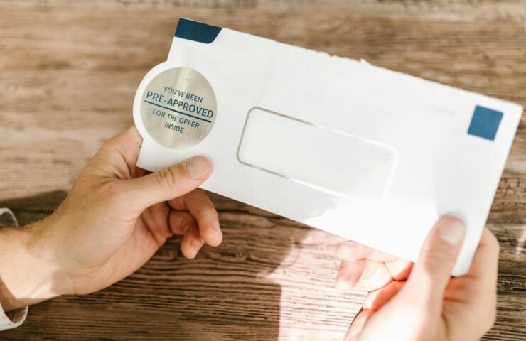 flag forever stamps used for business mailing campaigns