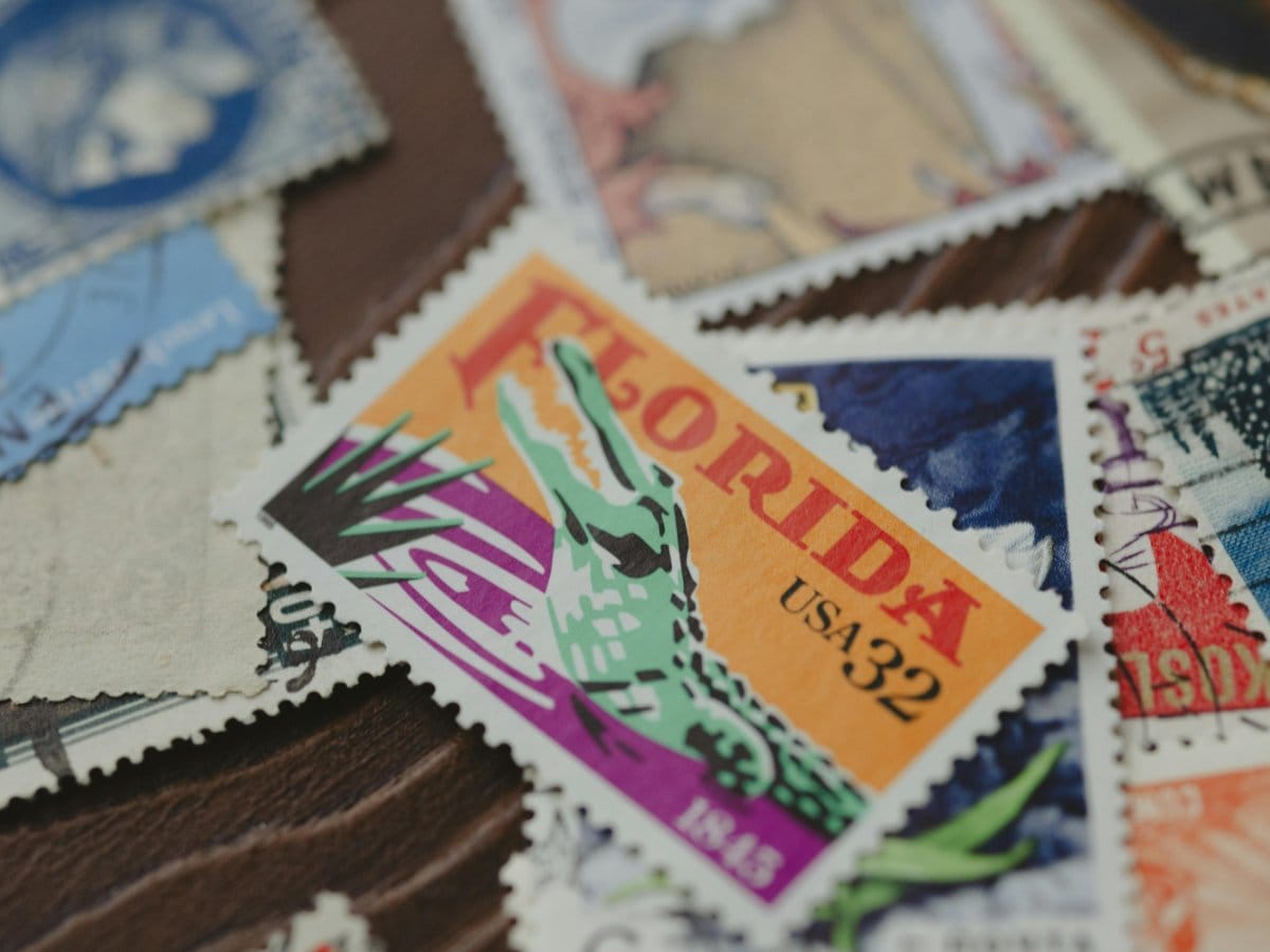 USPS Flower stamps sheets for organic farm catalogs and retail shipping