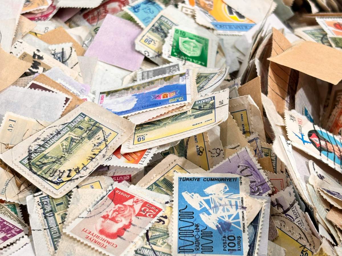 USPS Flag stamps rolls for heavy corporate document shipping