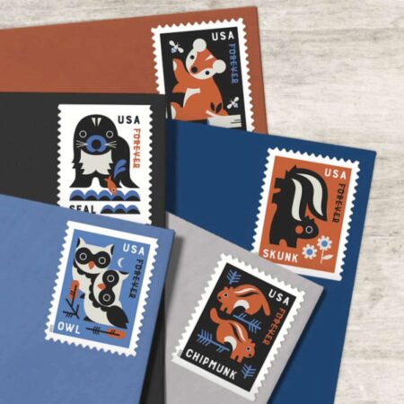 discount baby wild animals stamps