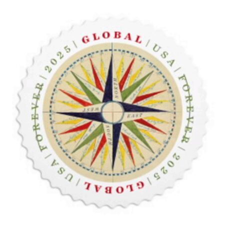Global 1794 Compass Rose Stamps