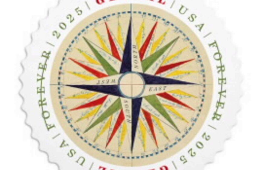 discount global 1794 compass rose stamps
