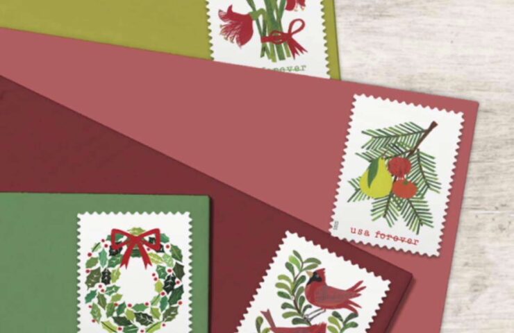 holiday cheer stamps discount