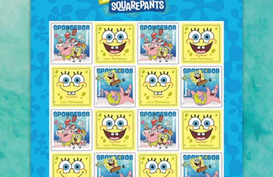kids spongebob squarepants stamps discount