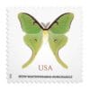 Non-machinable: Luna Moth Stamps