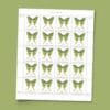 Non-machinable: Luna Moth Stamps