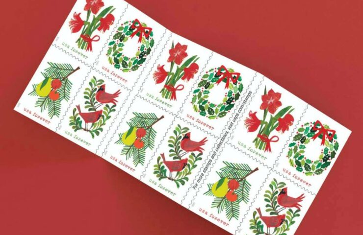 holiday cheer stamps discount